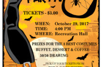 Printed Halloween Party Poster